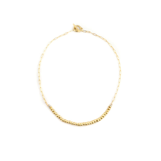 Droplet Bronze Necklace