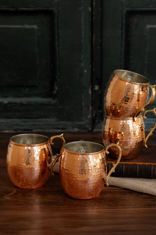 CMK Vintage Inspired Moscow Mule Mugs (Set of 2 or 4)